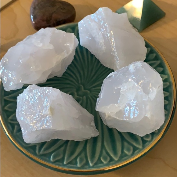 Large Pink Mangano Calcite Chunks Set - Picture 2 of 3